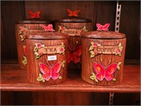 Treasure Craft four-piece canister set