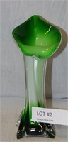 BLOWN GLASS JACK IN THE PULPIT STYLE VASE