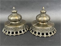 Set of Two Vintage Lamp Shade Holders