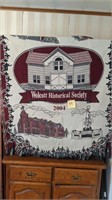 Wolcott Historical society throw / blanket