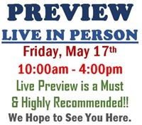 PREVIEW LIVE IN PERSON - Friday, May 17th