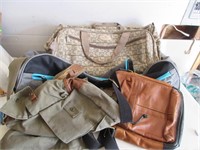 LOT ASSORTED TYPE BAGS- VARIOUS CONDITION