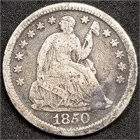 1850 Seated Liberty Silver Half Dime