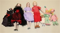 (6) 1970/80s UFDC Souvenir Dolls