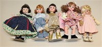 (5) Madame Alexander 8 Inch Dolls