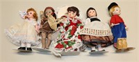 (5) Madame Alexander 8 Inch Dolls