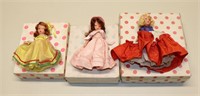 (3) Nancy Ann Storybook Dolls in Box: Autumn, Summ