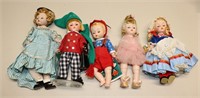 (5) Madame Alexander 8 Inch Dolls