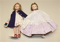 (2) Madame Alexander 11 Inch Dolls: Lissy and Meg