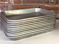(10) 7” x 10” Metal Trays - Our Table