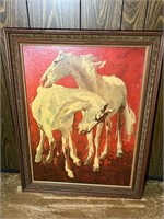 Vintage Horses Painting
