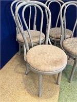 Set of Four Scrumbled Bentwood Chairs, Variation