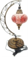 Turkish Moroccan Mosaic Table Lamp 20 (Orange)