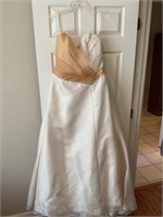 White formal/ wedding/ gown - no size