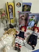 Collection Of Dolls. Barbie Dolls, Wizard Of Oz,