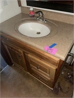 Bathroom vanity and sink