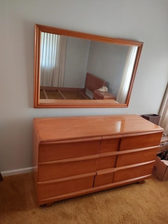 MCM Kling Dresser & Mirror - Read Details