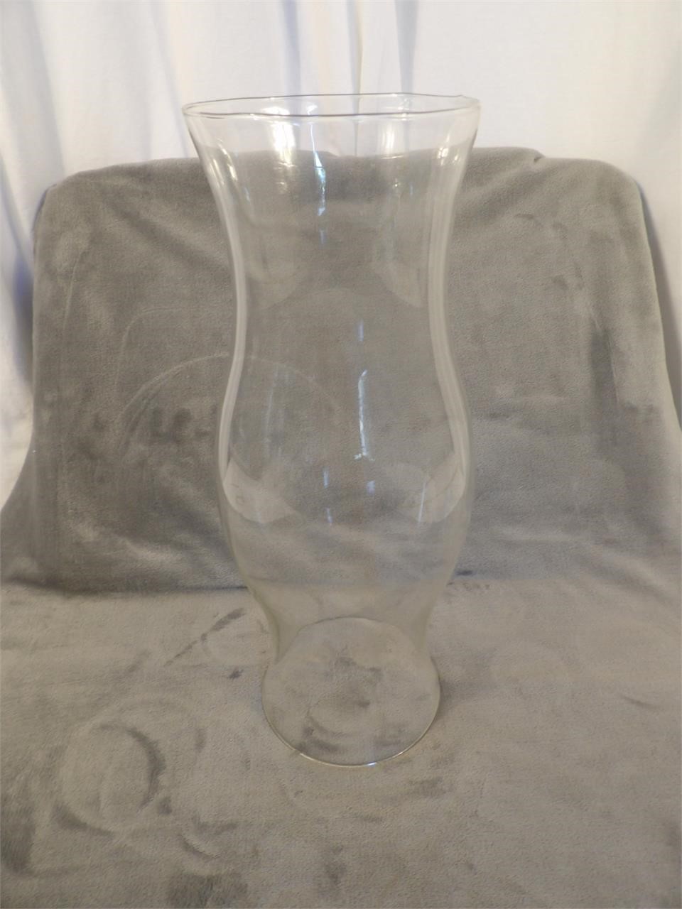 Large Vintage Hurricane Glass