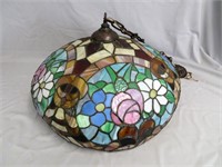 Tiffany style stained glass hanging light