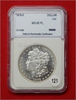 1878 S Morgan Silver Dollar Proof Like ***