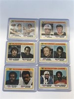 6-1977 NFL Leaders Cards