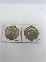 1971 &1972 Eisenhower Dollars