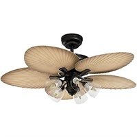 YITAHOME Tropical Ceiling Fans with Light and Remo