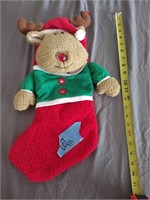 3D Christmas Reindeer Stocking