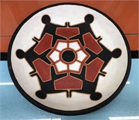 Southwest style ceramic platter