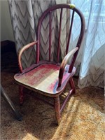 Antique Child's Wood Chair