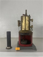 Vintage weeden steam engine tin burner