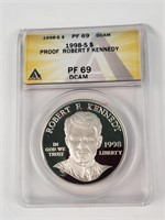 1998-S Robert Kennedy Proof Silver Dollar