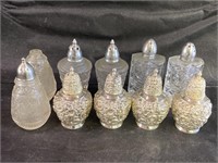 VTG Metal Floral Salt/Pepper Shakers & More