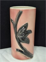 Mid Century Royal Copley Pink & Black Art Pottery