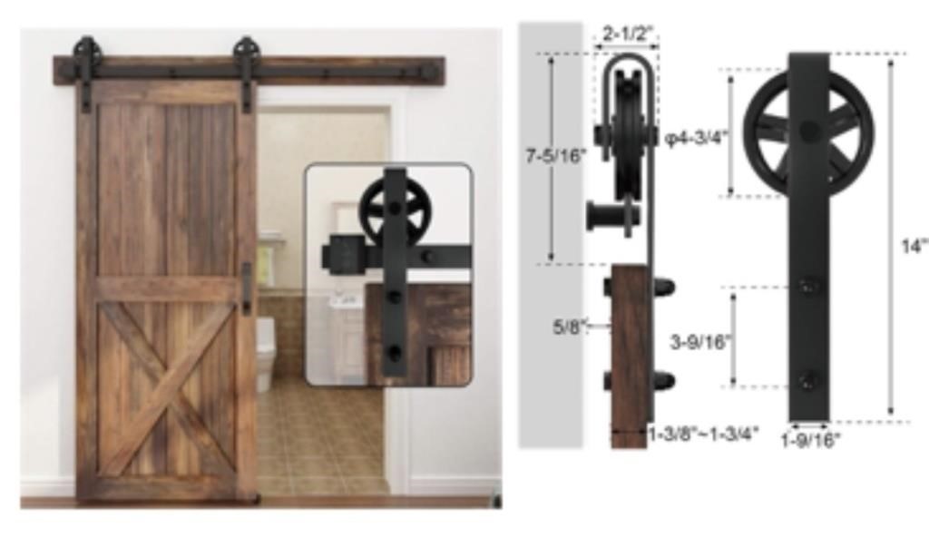 Barn Door Hardware 
Hardware Only
 Factory