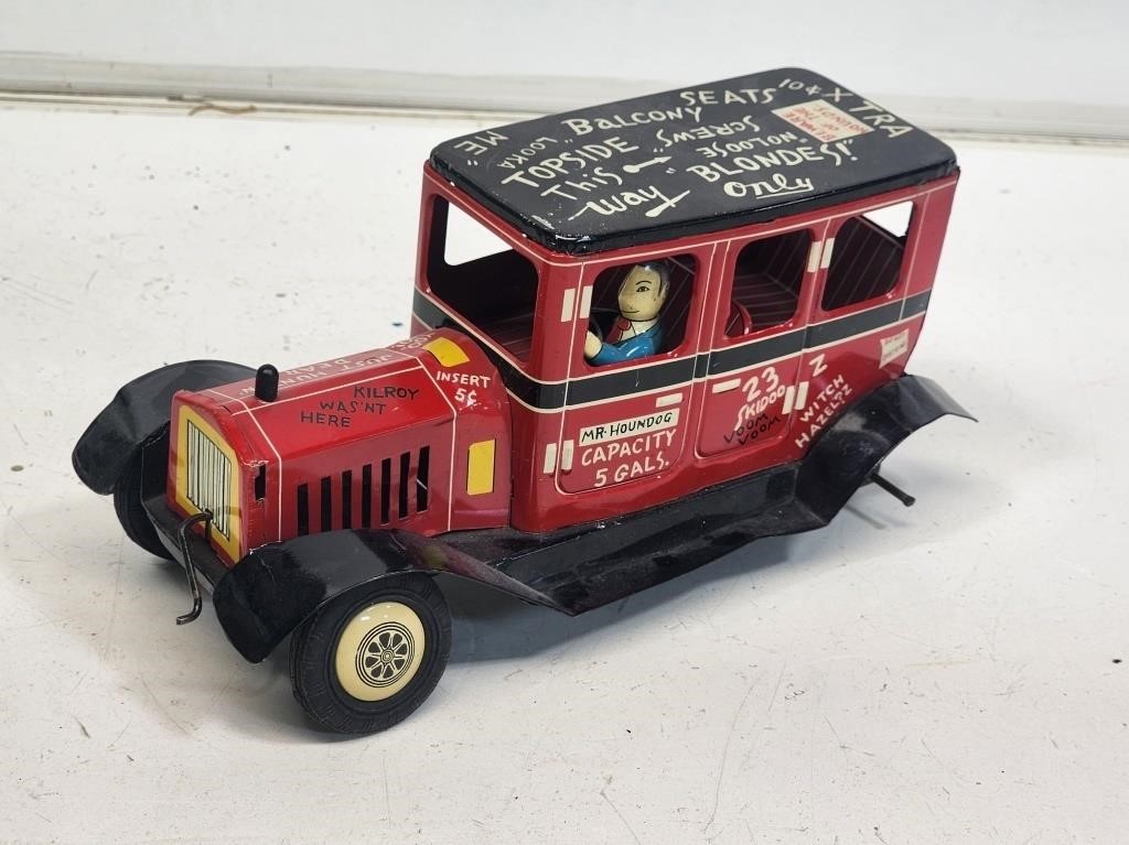 Metal Line-Mar Toy Jalopy Car