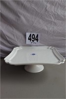Cake/Display Dish on Stand (Ceramic)