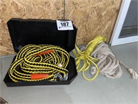 Assorted rope & tow rope
