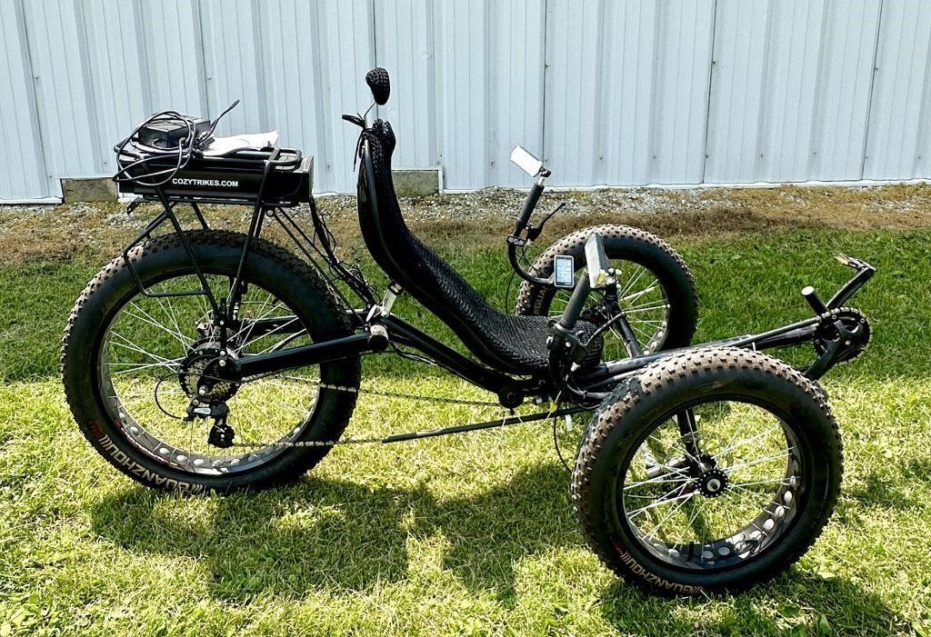 CozyTrike Fat Tire Electric Recumbent Bike