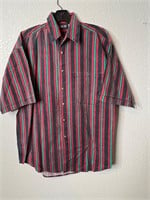 Vintage Striped Button Up Shirt