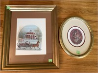 2 FRAMED P BUCKLEY MOSS PICTURES: OCTAGON HOUSE