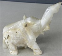 VTG- Carved Elephant Figurine