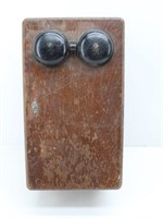 Wood Telephone Ringer Box~Vintage
