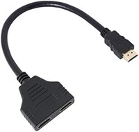 Microware HDMI cable HDMI 1 to 2 Split Double Sign