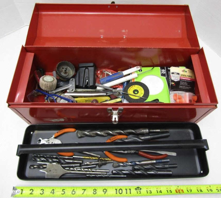 Red Tool Box w/ Contents