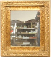 Decorator Mirror with Fancy Gilt Frame