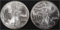 2002 & 2003 AMERICAN SILVER EAGLE