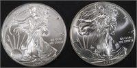 2009 & 2014 AMERICAN SILVER EAGLE