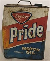 Zephyr Motor Oil can