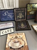 7 decorative wall signs